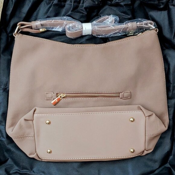 Vanessa Williams Hobo Bag with Gold Accents - NEW! - Picture 2 of 9